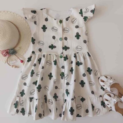 پیراهن لینن کاکتوس