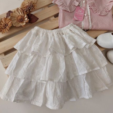 دامن دخترانه خامه دوزی