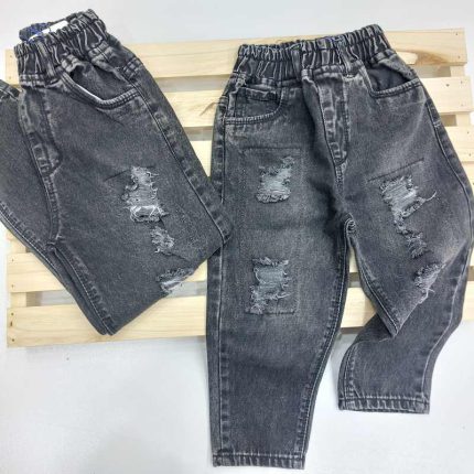 شلوار زاپ دار جین