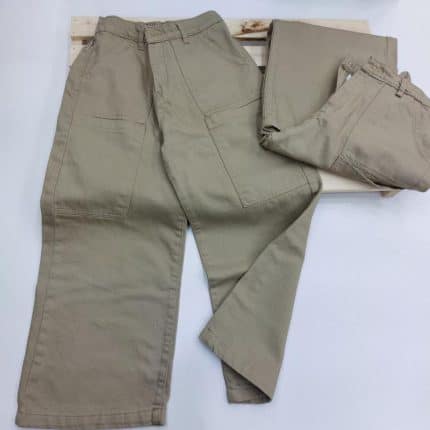 شلوار کتان بگ مکس