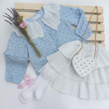 شومیز دخترانه گلدار