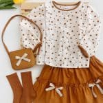 شومیز دخترانه خالخالی